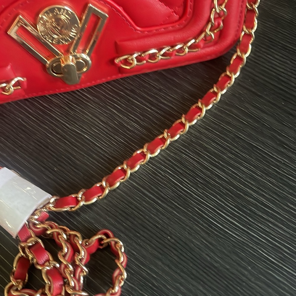 Valentino Orlandi Red Crossbody/Clutch - Picture 3 of 10